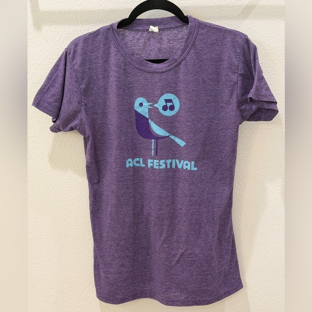 ACL Festival 2014 Purple Heather T-Shirt – Size XL Austin City Limits Festival